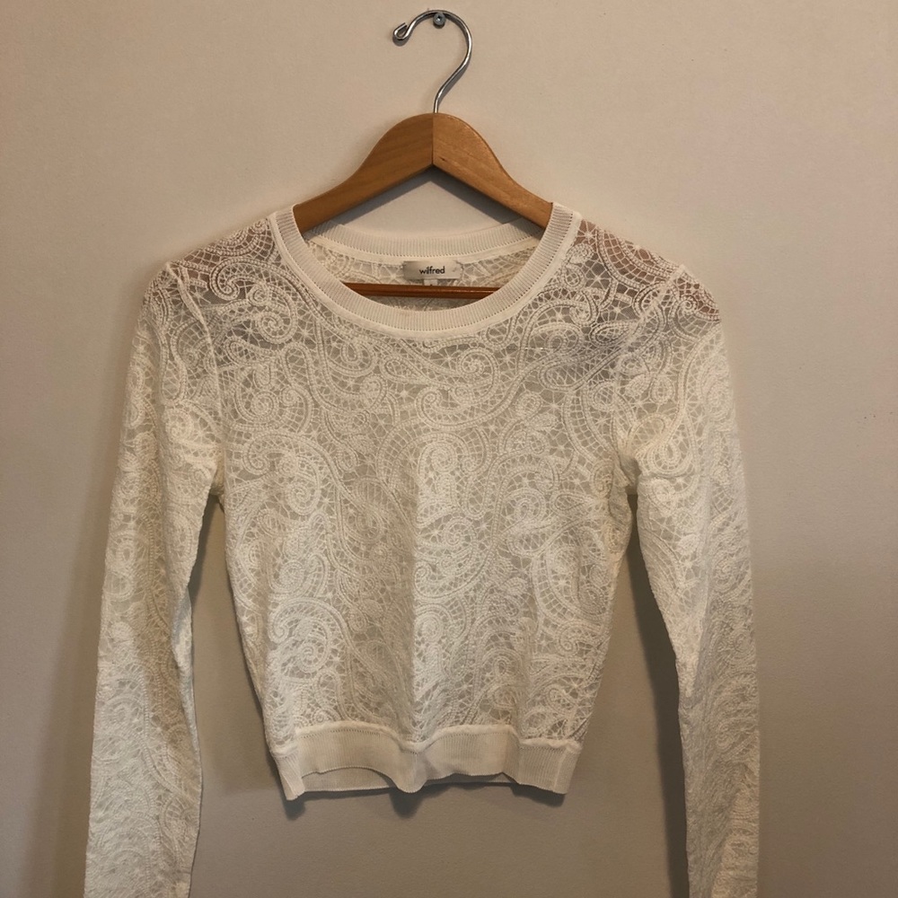 ARITZIA MESH KNIT TOP